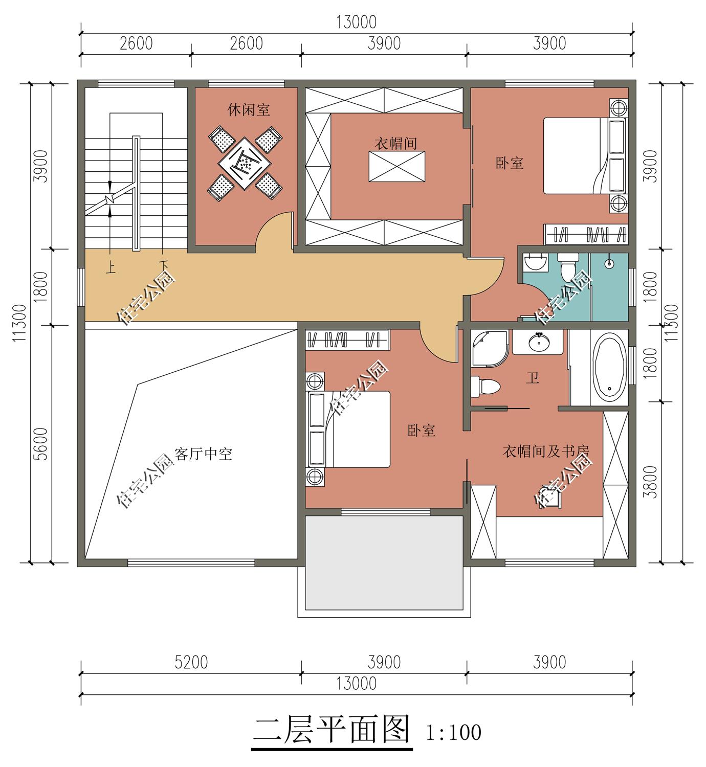 手里的40万存款，终于找到它能盖的房子了，挑空客厅就是霸气