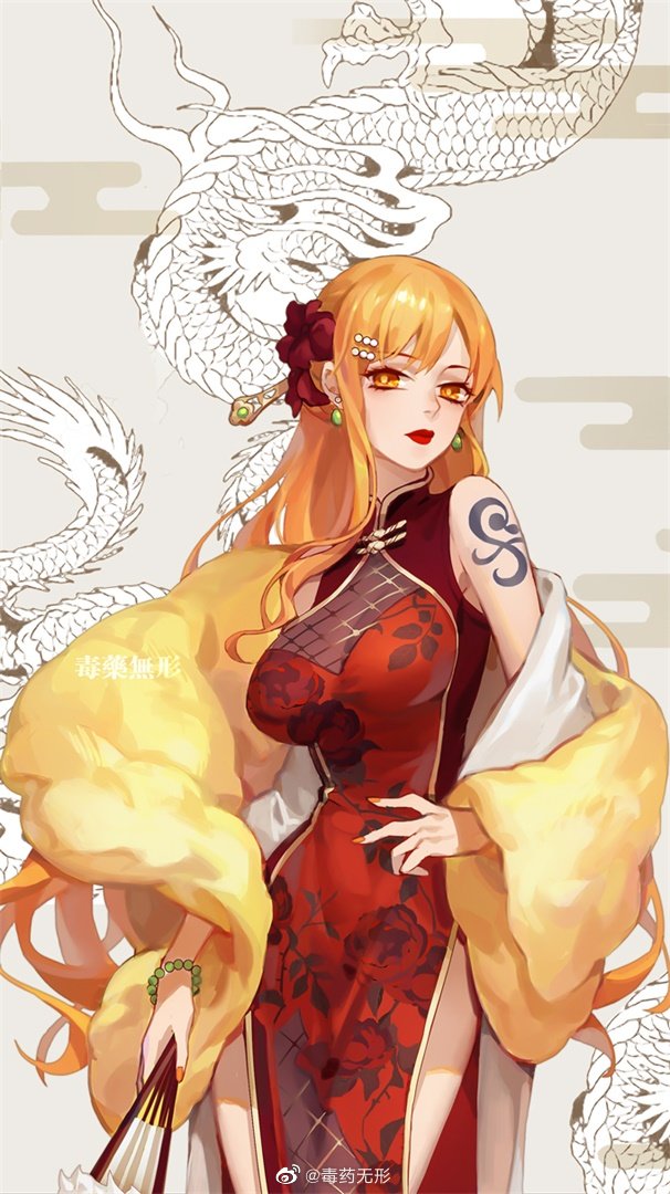 海贼王照片草帽海贼团时尚版,海贼王路飞唐装旗袍