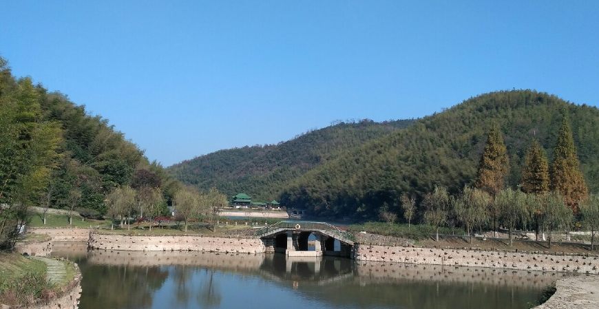 风景秀丽的宜兴竹海,漫步竹林呼吸大自然的清新