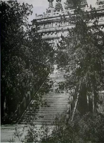 100年前中国风景建筑老照片,两亿多年前的景观