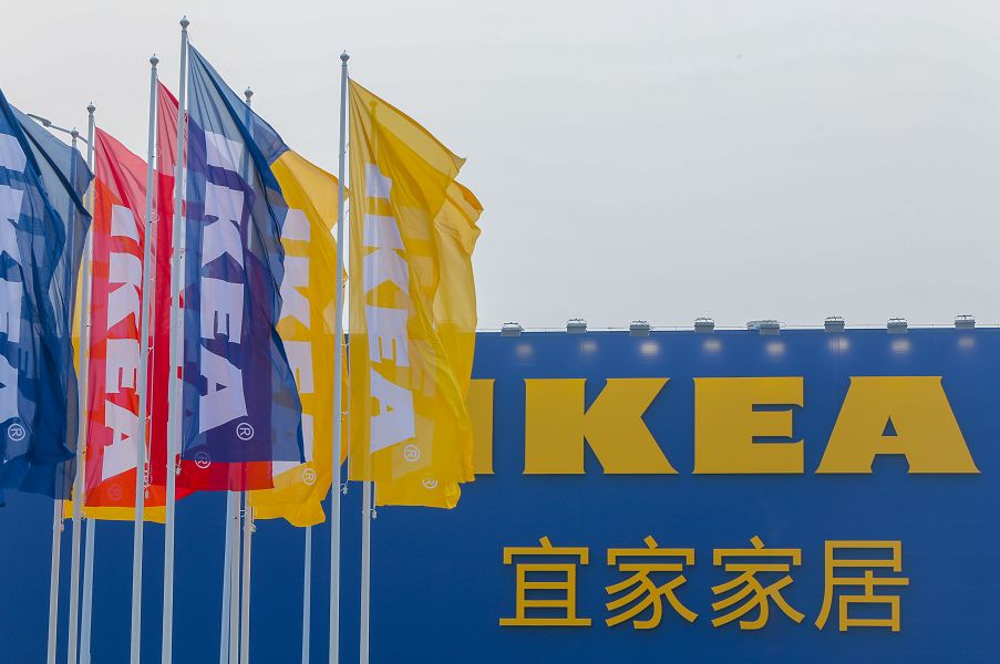 去了宜家也是人满为患,宜家今天开业不