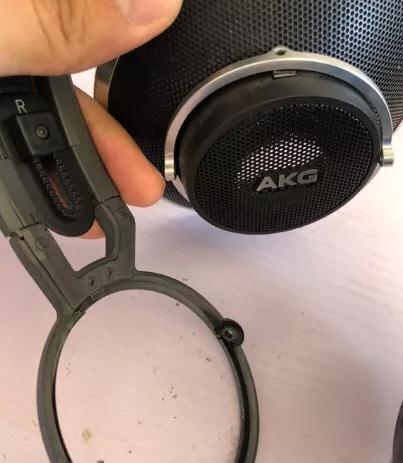 akgk371头戴耳机拆解,akgk271耳机拆解维修