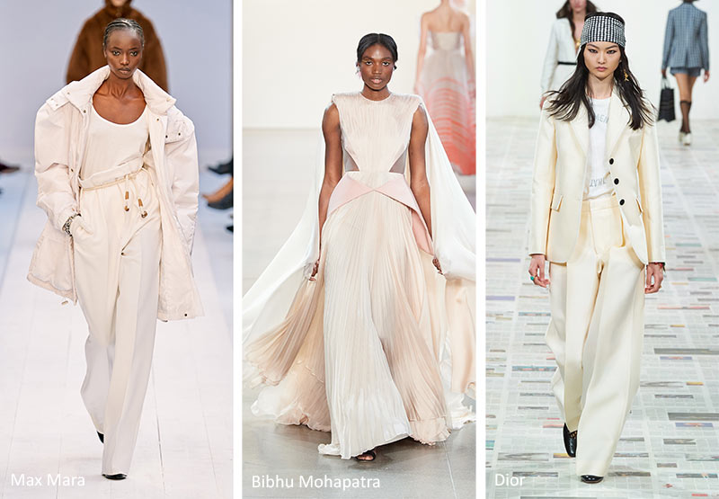 2020灰色系大牌服装秀场,2022秋冬秀场流行颜色