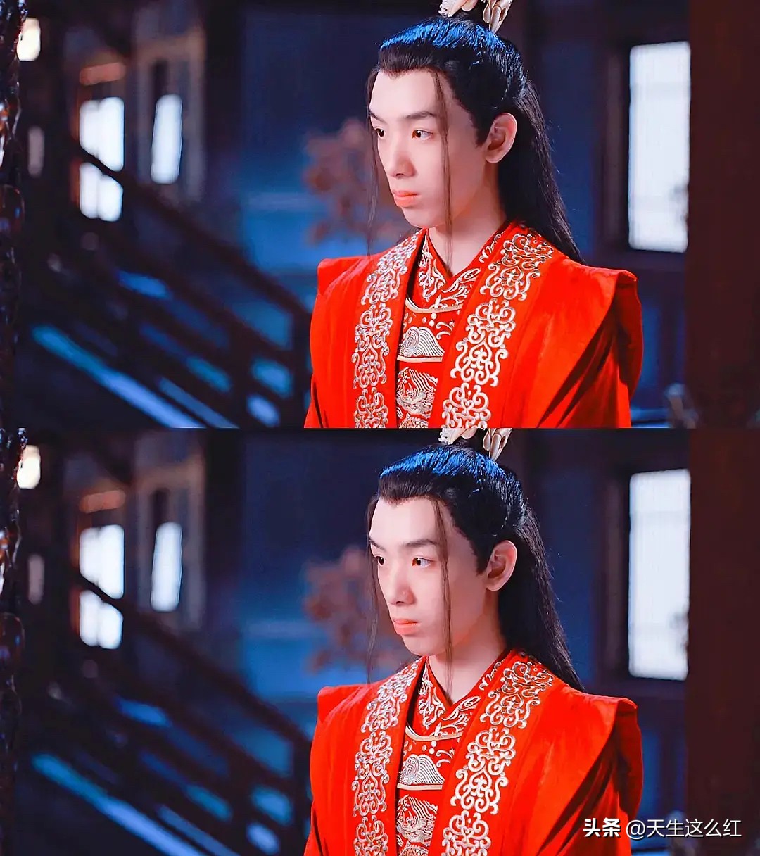 赵露思和徐开骋造型,赵露思徐开骋红衣古装