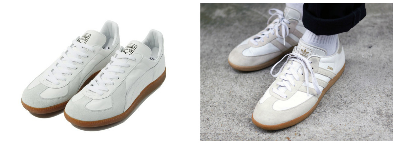 蓝格子德训鞋,质感最好的德训鞋