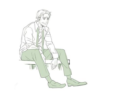 大叔型帅男动漫怎么画,大叔怎么样才能画的好看