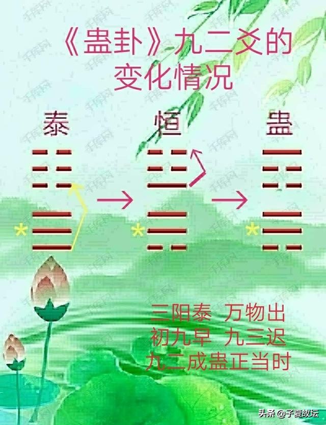 蛊卦九二爻是什么意思,蛊卦的卦辞和爻辞