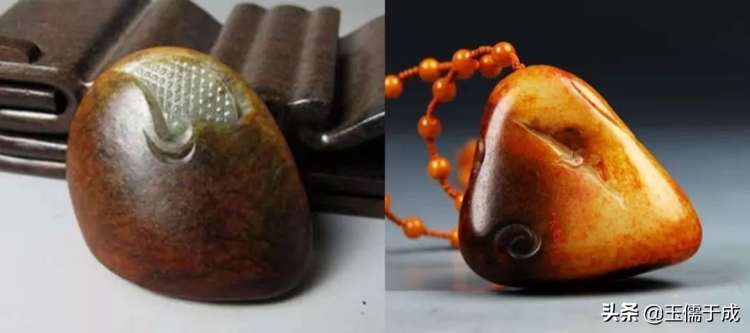 和田玉红沁和黄沁哪个更罕见,和田玉黄沁红沁哪个好