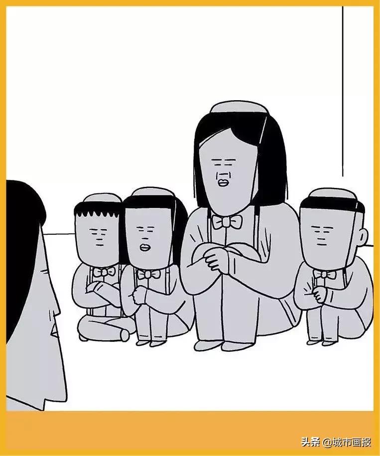 生活中幸福的瞬间插画,温暖治愈插画伤感