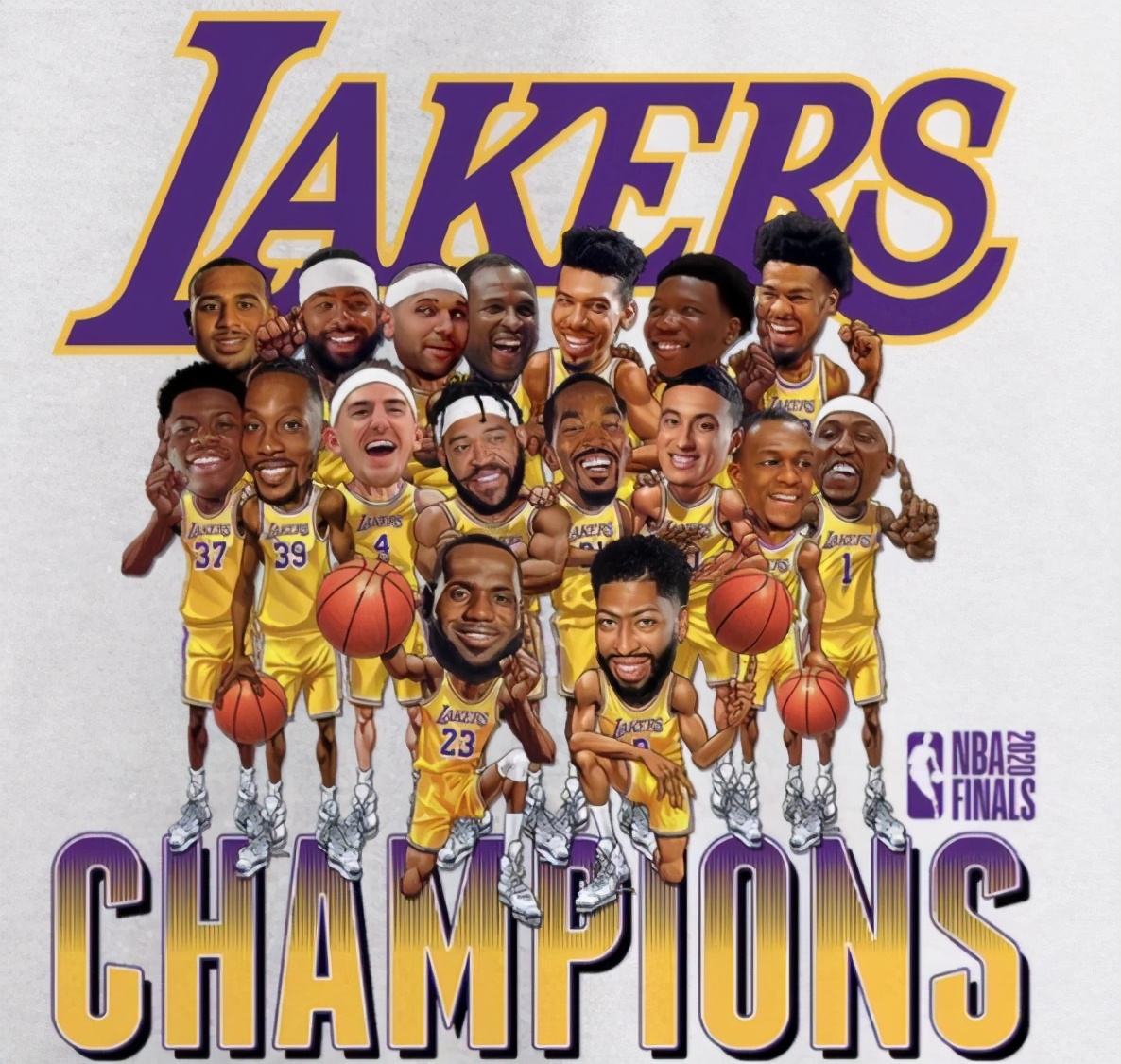 湖人夺冠纪念品销售热图！波士顿几乎为零，詹眉老东家地区捧场