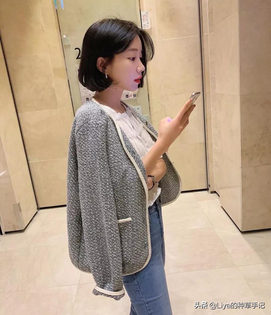 波波头波浪卷烫发,短发羊毛卷波波头