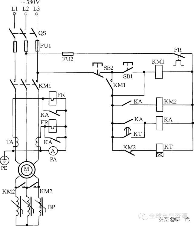 电动机星三角降压启动接线原理,星三角降压启动二次接线教学视频