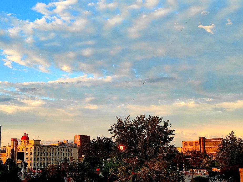 雨后的夕阳无限美图片,雨后的夕阳很美