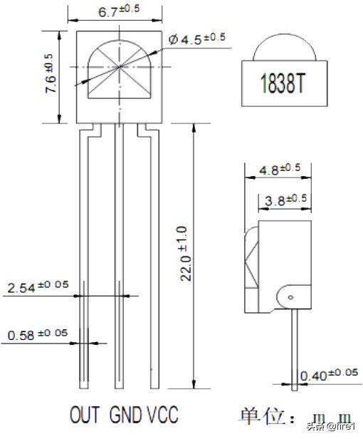 一体红外线接收头工作原理及其应用
