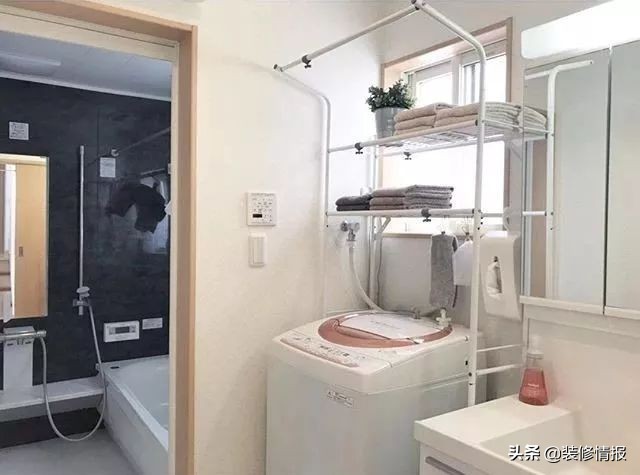 日本洗衣区收纳方法,日本主妇洗衣偷懒小妙招
