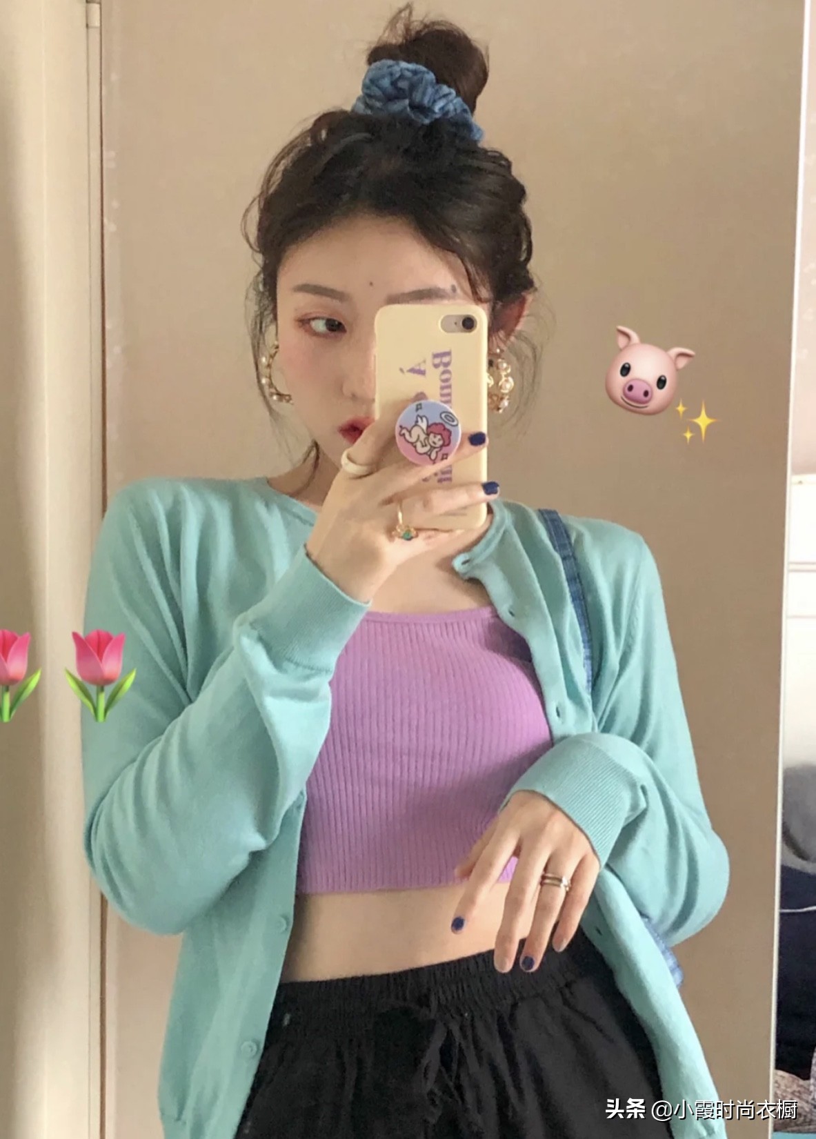 马卡龙色减龄又洋气,简约修身的马卡龙色