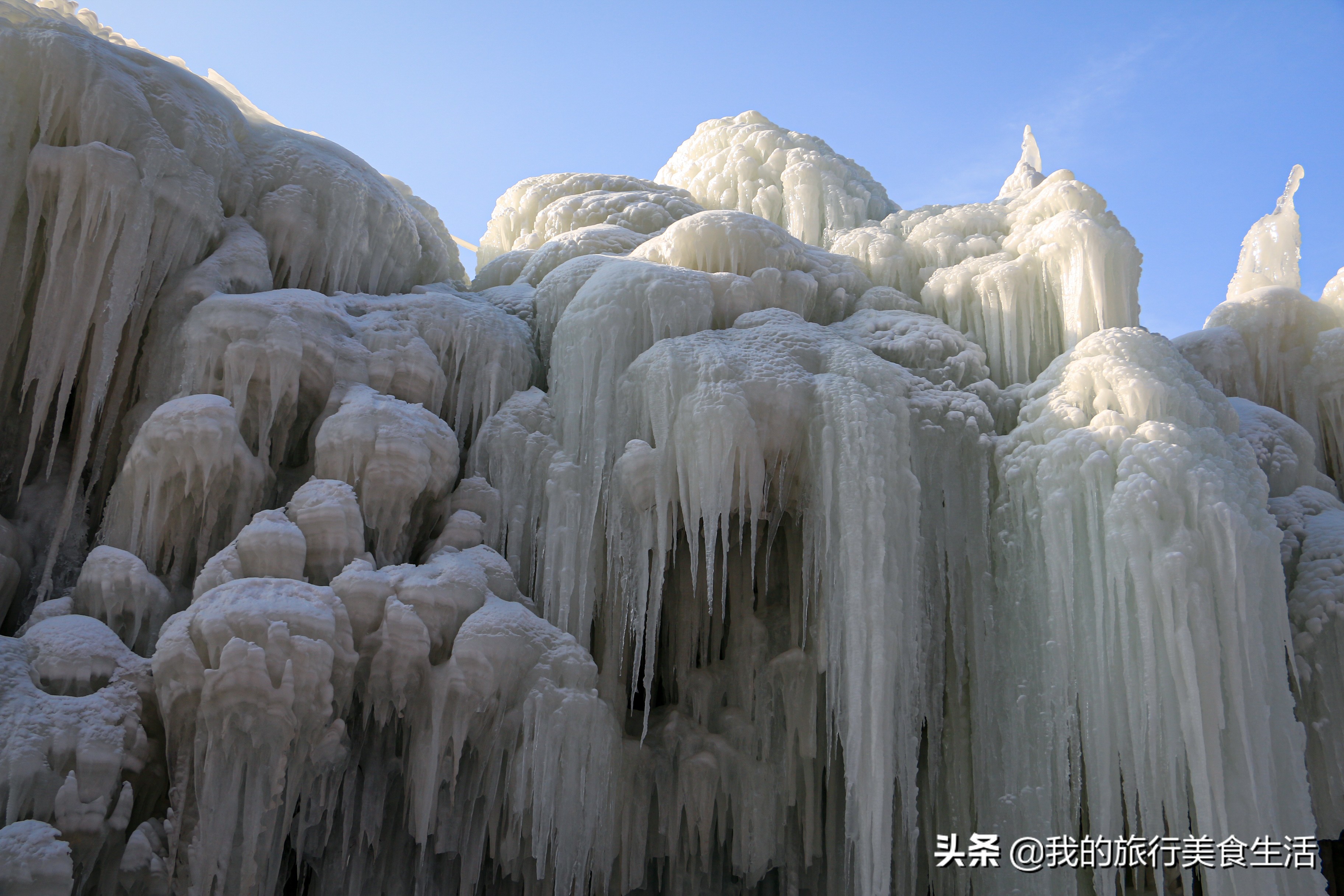 太原在哪看冰瀑布,太原冰川瀑布