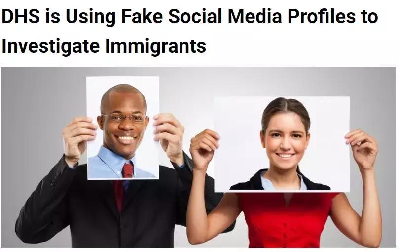 入籍+调整身份，恐要交社媒账号！美国官员还注册假账号监视你