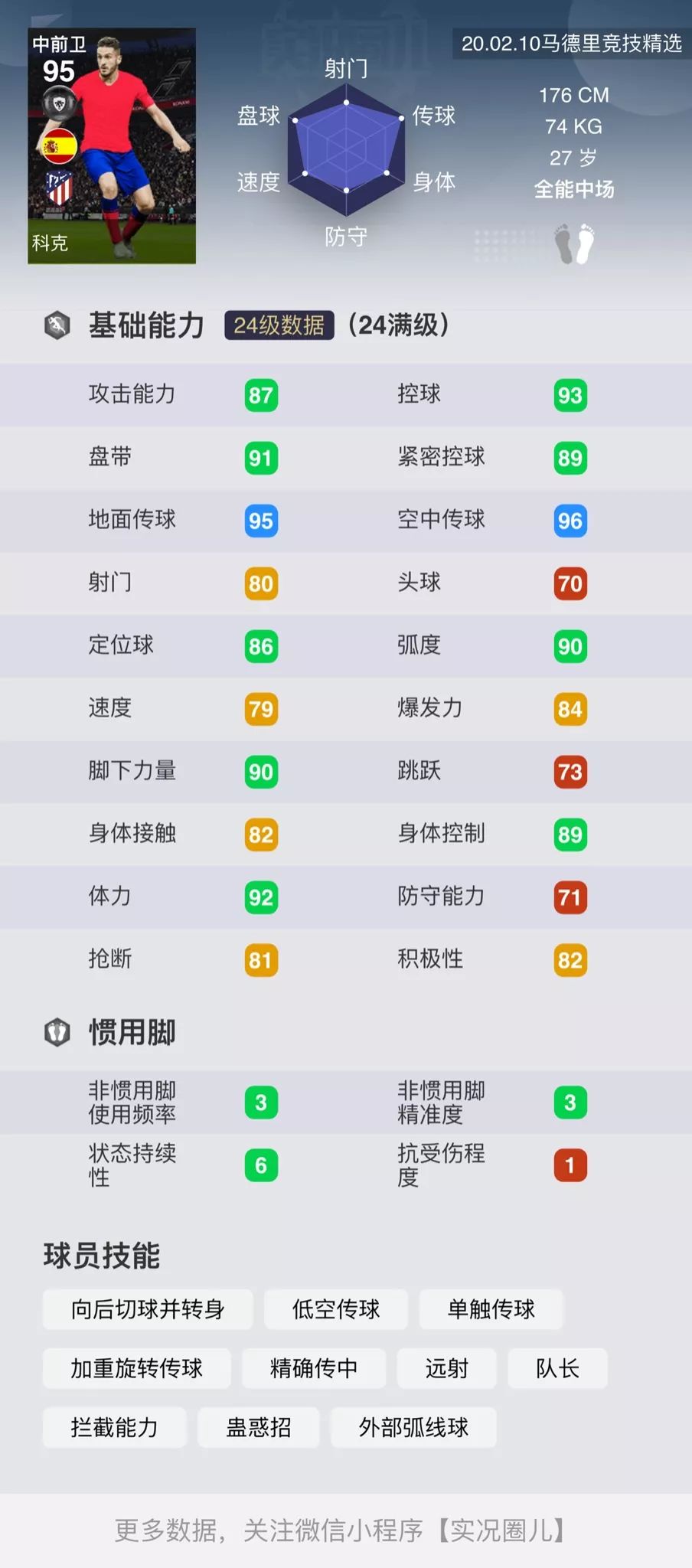 实况足球瓦伦西亚马德里竞技,实况足球瓦伦西亚阵容