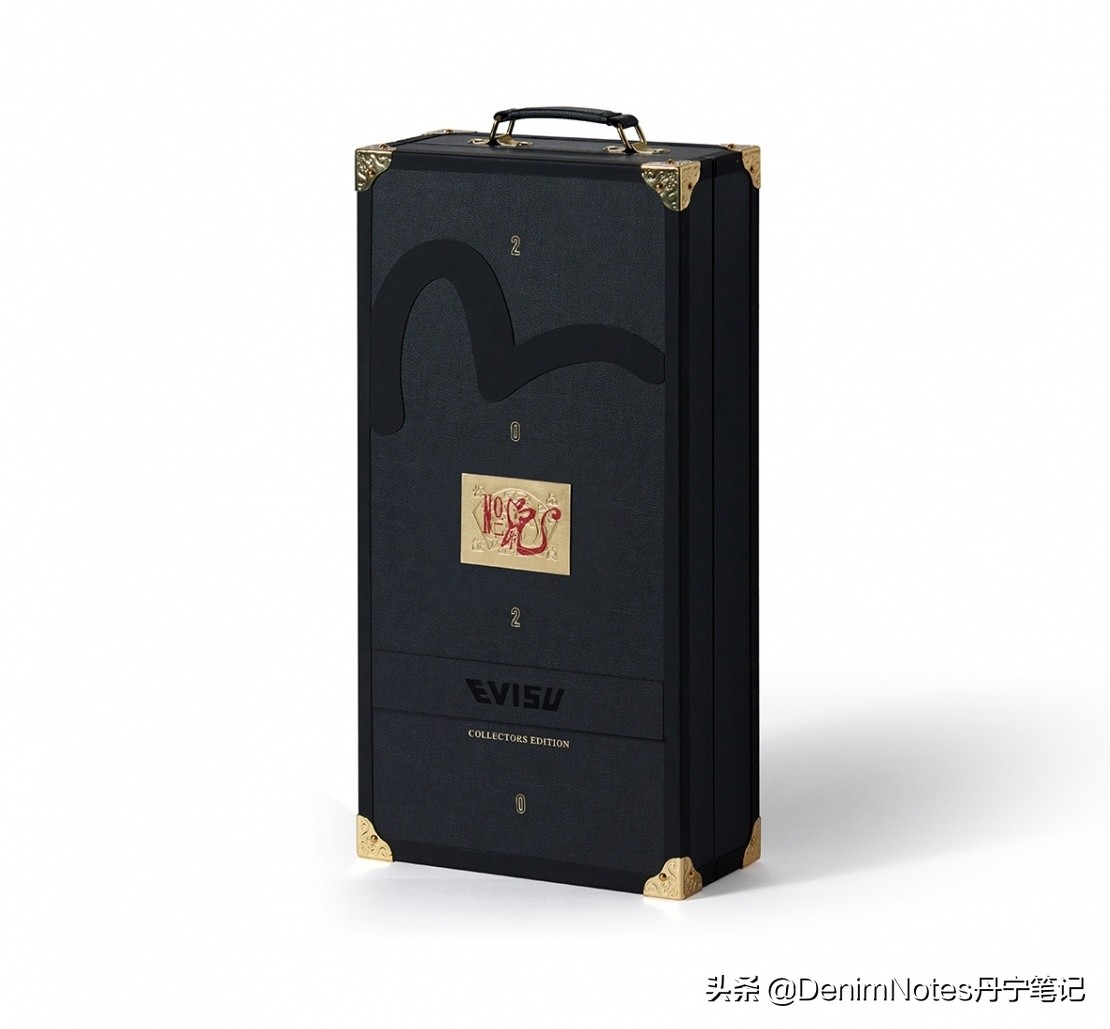 金鼠贺岁,Evisu推出鼠年限定金色布边牛仔夹克