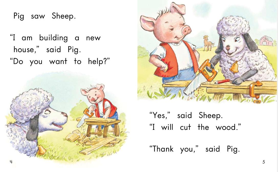 ournewhouse英语绘本,小猪的英语绘本