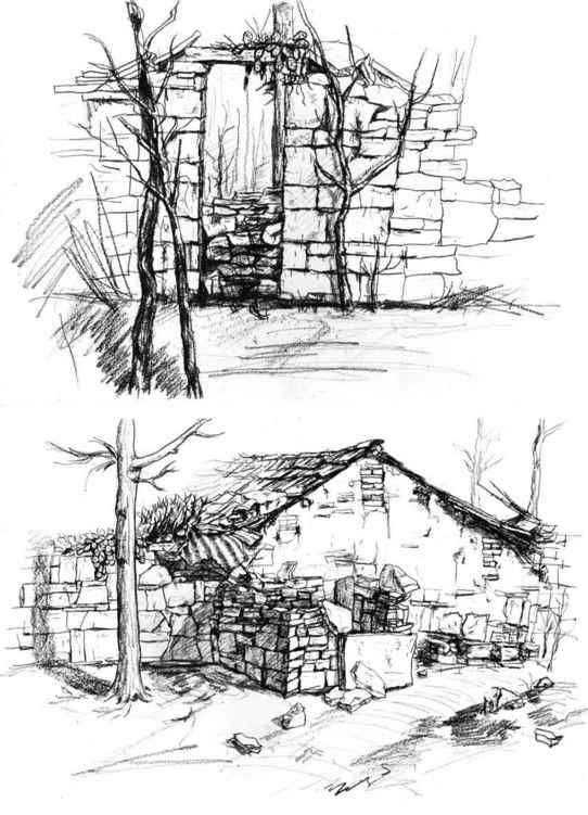 速写风景初学者入门教程,人物速写和风景速写哪个简单