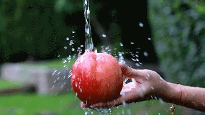 能吃上又甜又新鲜的水蜜桃,吃冻水蜜桃而且还是真的水蜜桃