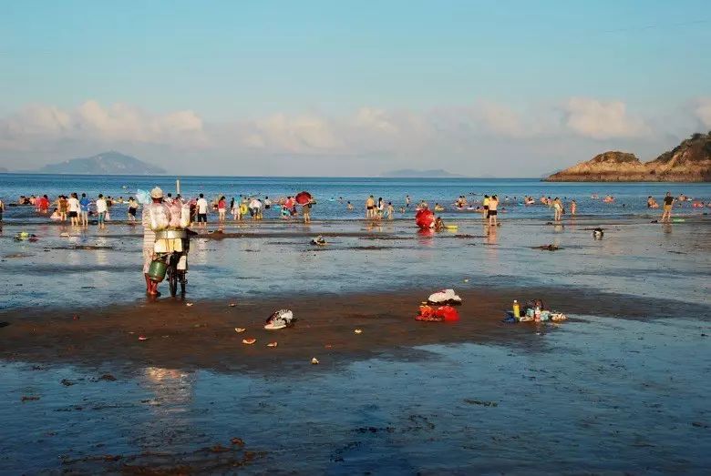 上海周边干净的沙滩,上海沙滩