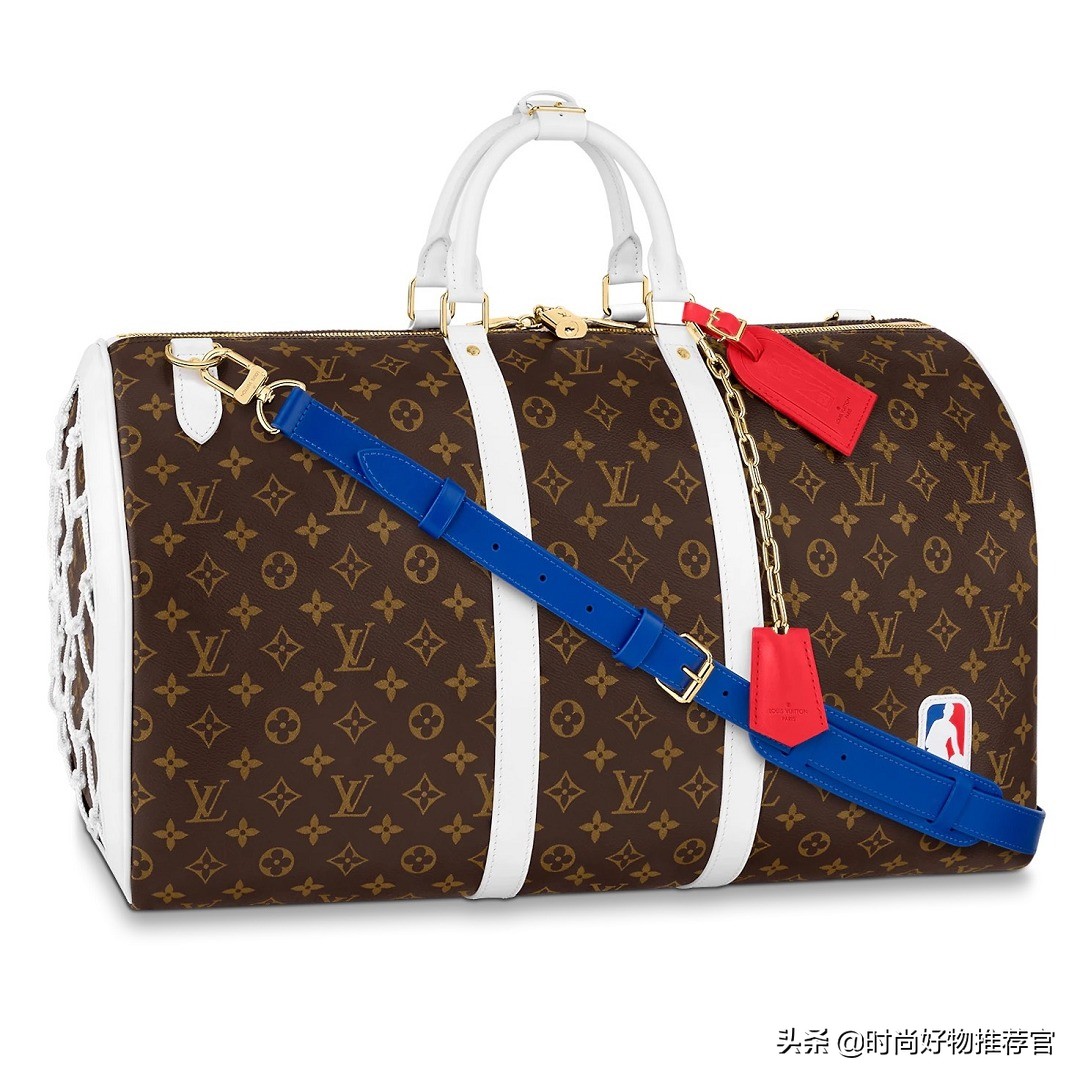 LV新包|NBA合作系列：篮网元素，红白蓝3色细节