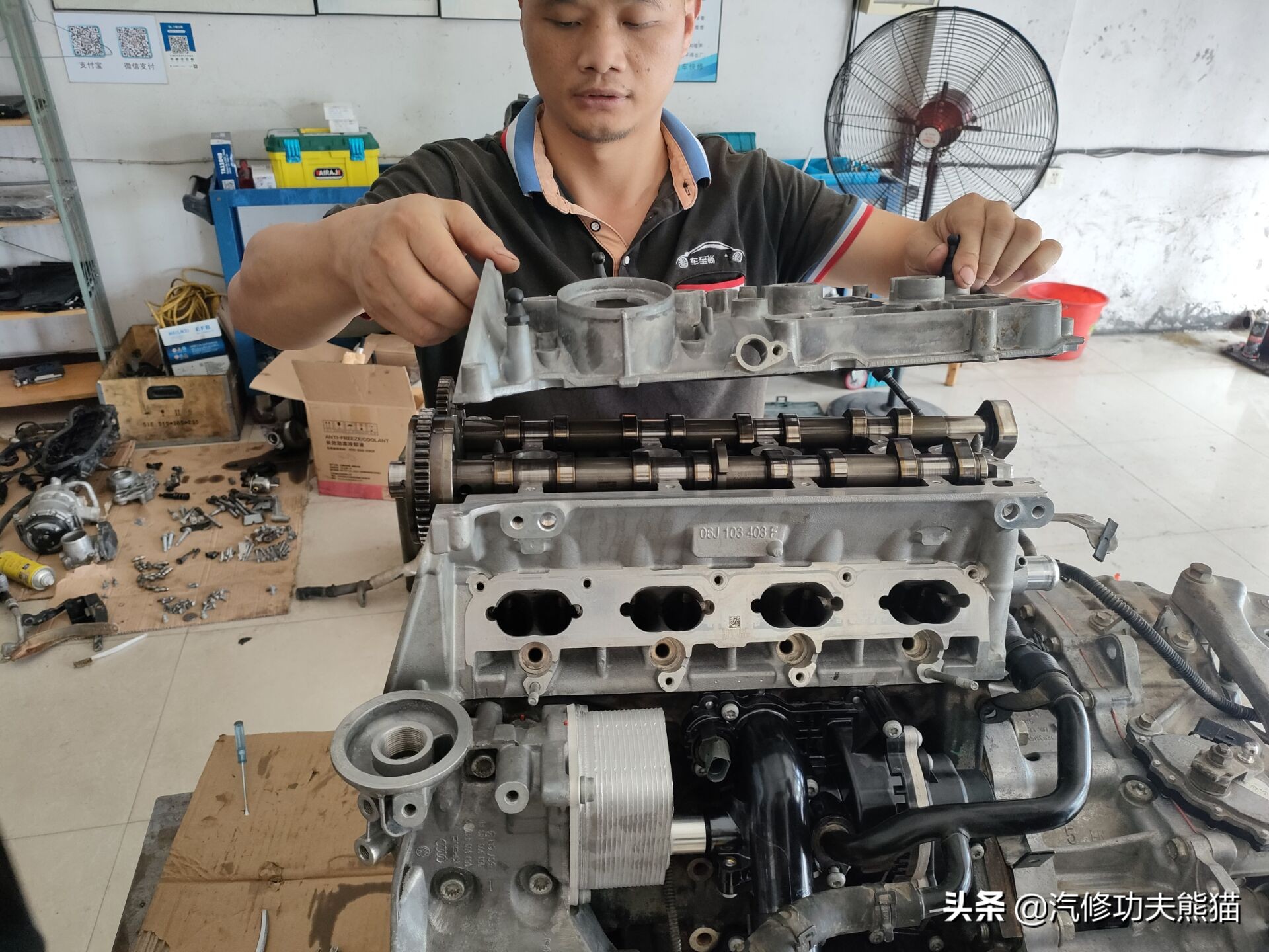 老途观发动机漏油维修,老途观涡轮增压器漏油维修多钱