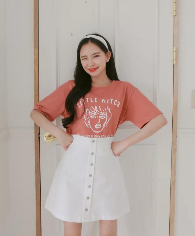 2020夏装韩版圆领短袖t恤女士衣服,夏装新款韩版拼色短袖t恤