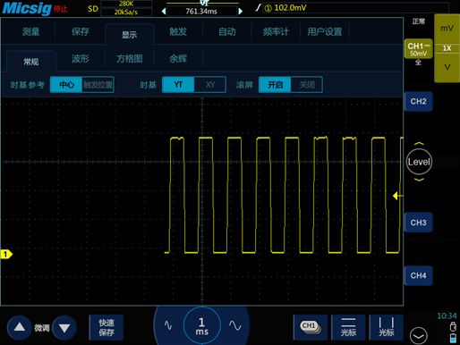 示波器基础波形图,基础数字示波器报价