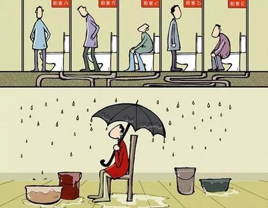 马桶漏水把楼下淹了租客什么责任,马桶漏水淹房间