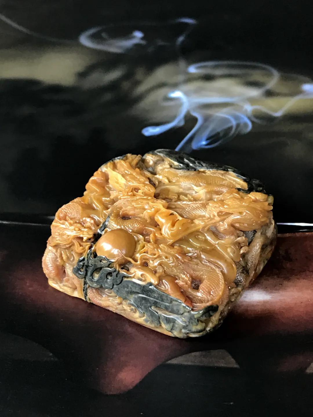 老林捡漏寿山田黄,姚春茂田黄