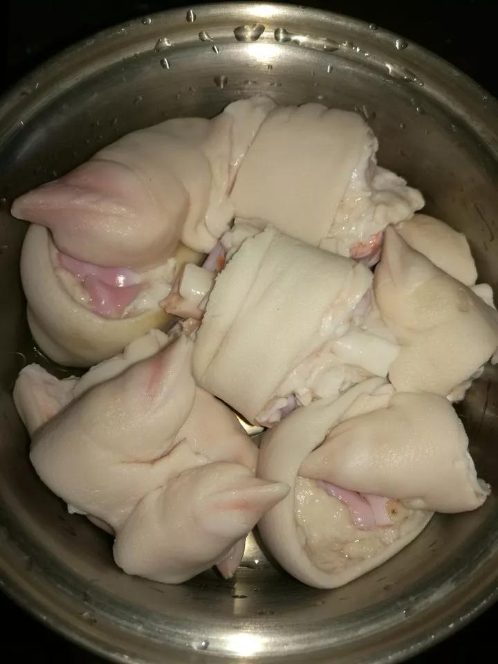 皇后金锅猪蹄做法,延边皇后锅猪蹄