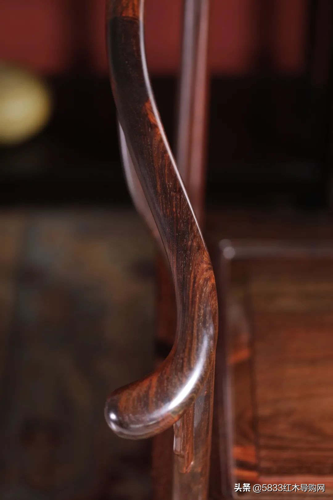 清式红木家具雕花,刺猬紫檀红木家具中式圈椅