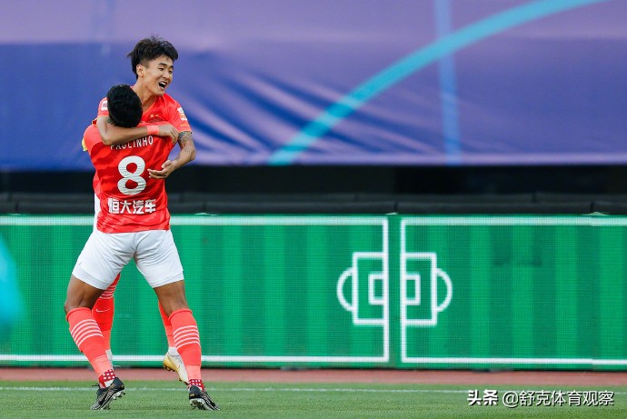 申花0-3恒大韦世豪,韦世豪梅开二度恒大申花