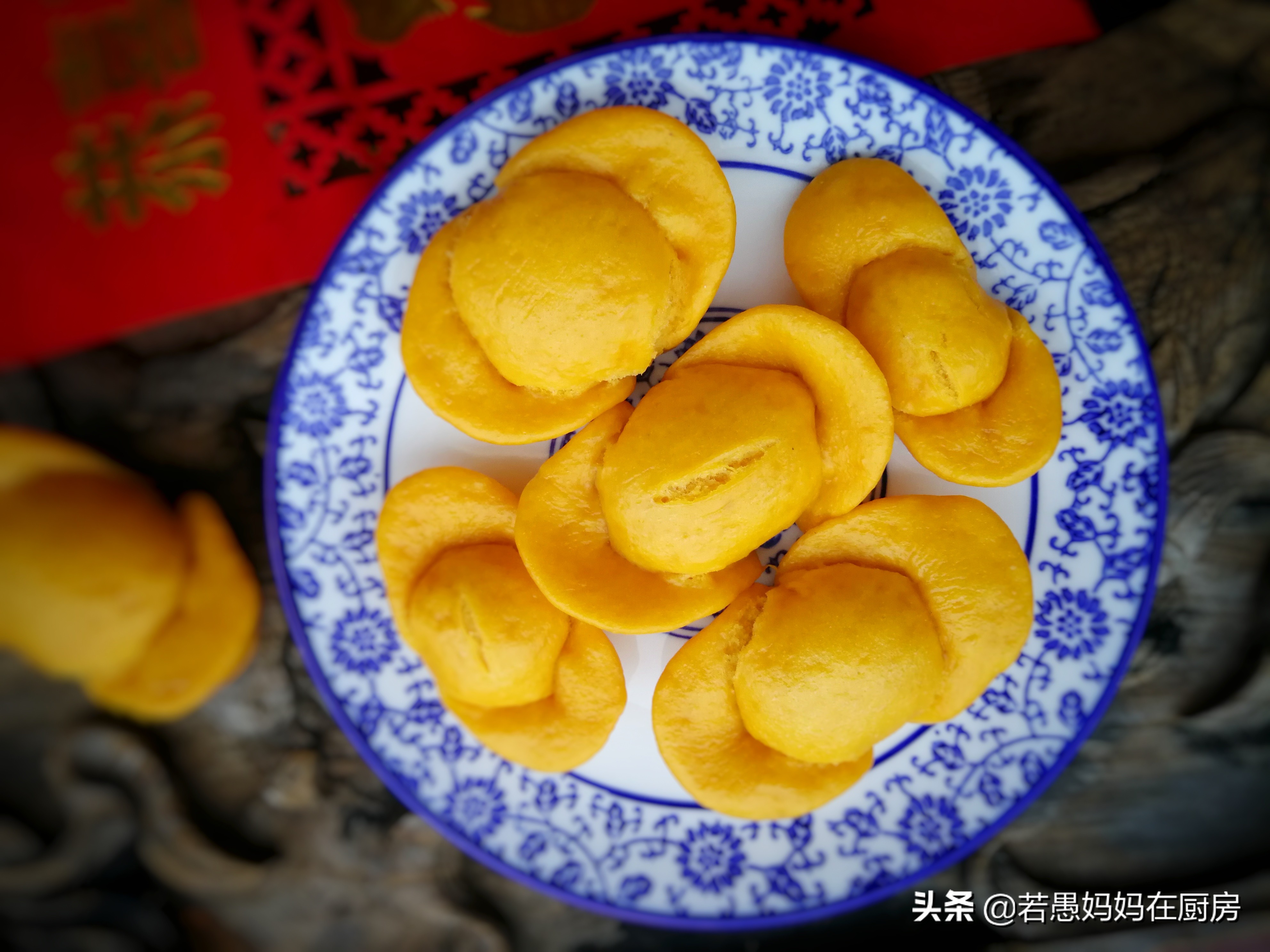 做黄金小馒头的方法,黄金元宝馒头做法