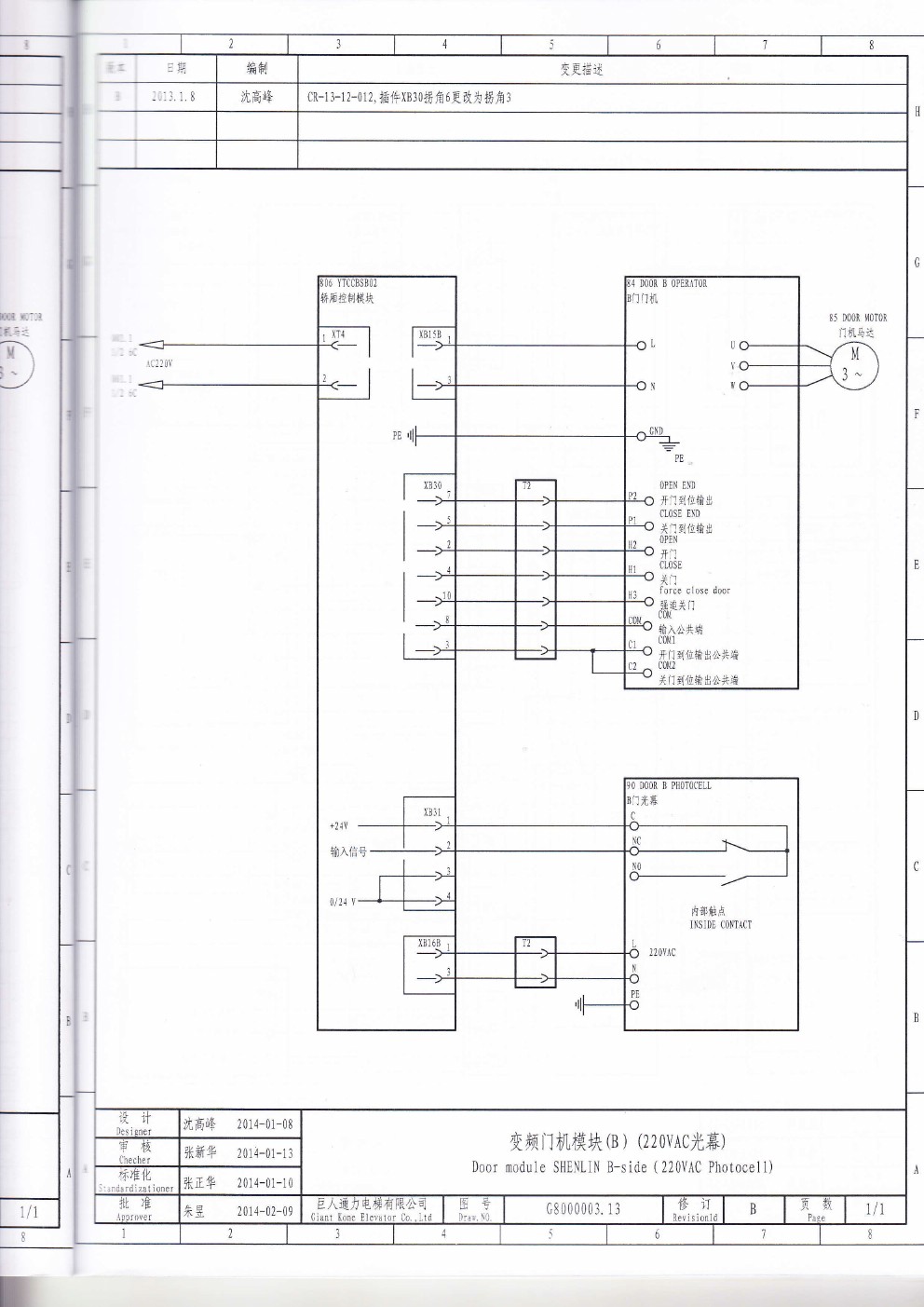 巨通gf21货梯维修手册,迅达货梯电气原理图