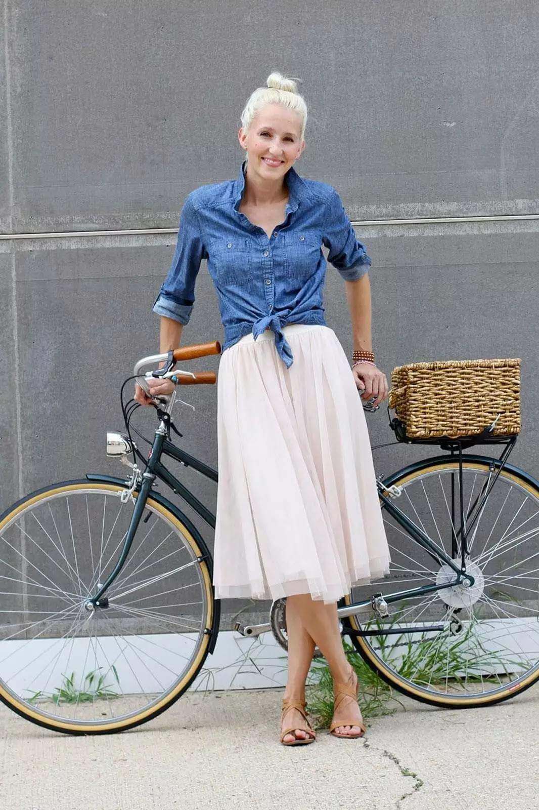 裙子穿搭夏季气质超仙纱裙,如果夏天只有一种穿搭