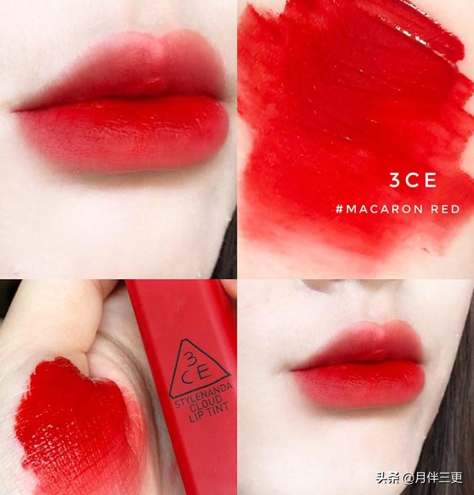 显白不会用力过猛的口红,3ce透明亚克力口红murmuring试色