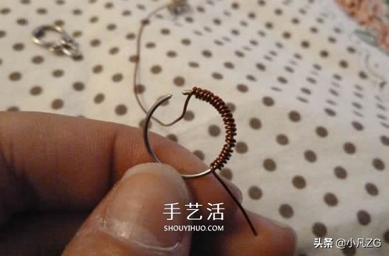 铜线手工制作手链,铜丝手链diy