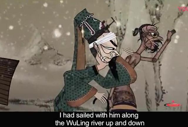 桃花源记国画图片图文,桃花源记水墨画欣赏