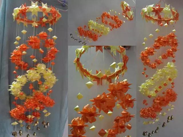 90年代折风铃详细教程,80后的风铃怎么折