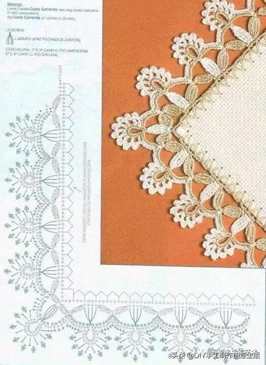 漂亮的钩针桌布衣,钩针钩织漂亮桌布衣图解