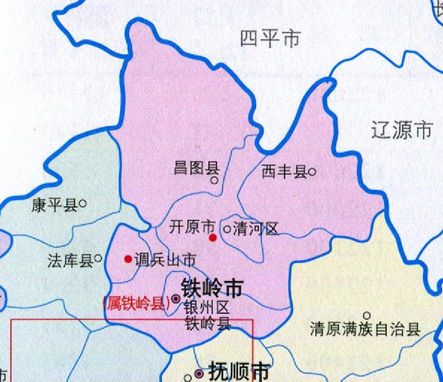 铁岭市人口分布图,铁岭县区人口