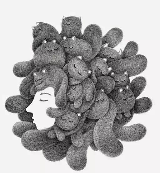 她用2元针管笔作画便惊艳了世界,他用粉笔画了一只猫