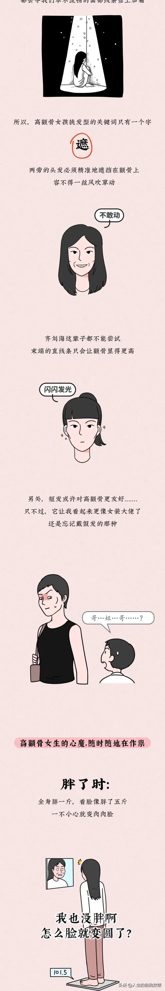 高颧骨女孩的痛,高颧骨女生意味着什么
