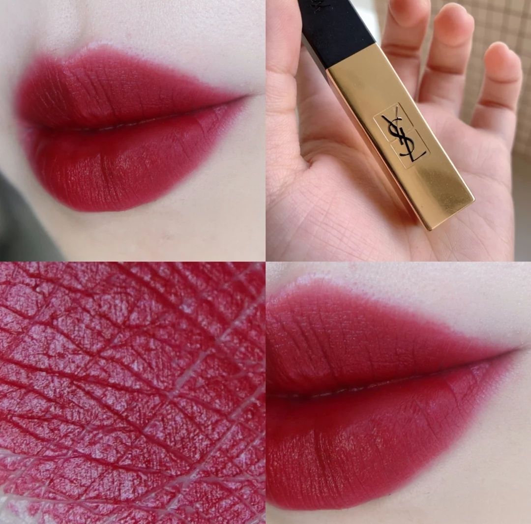 ysl复古正红口红适合黄皮肤吗,ysln610肉桂奶茶