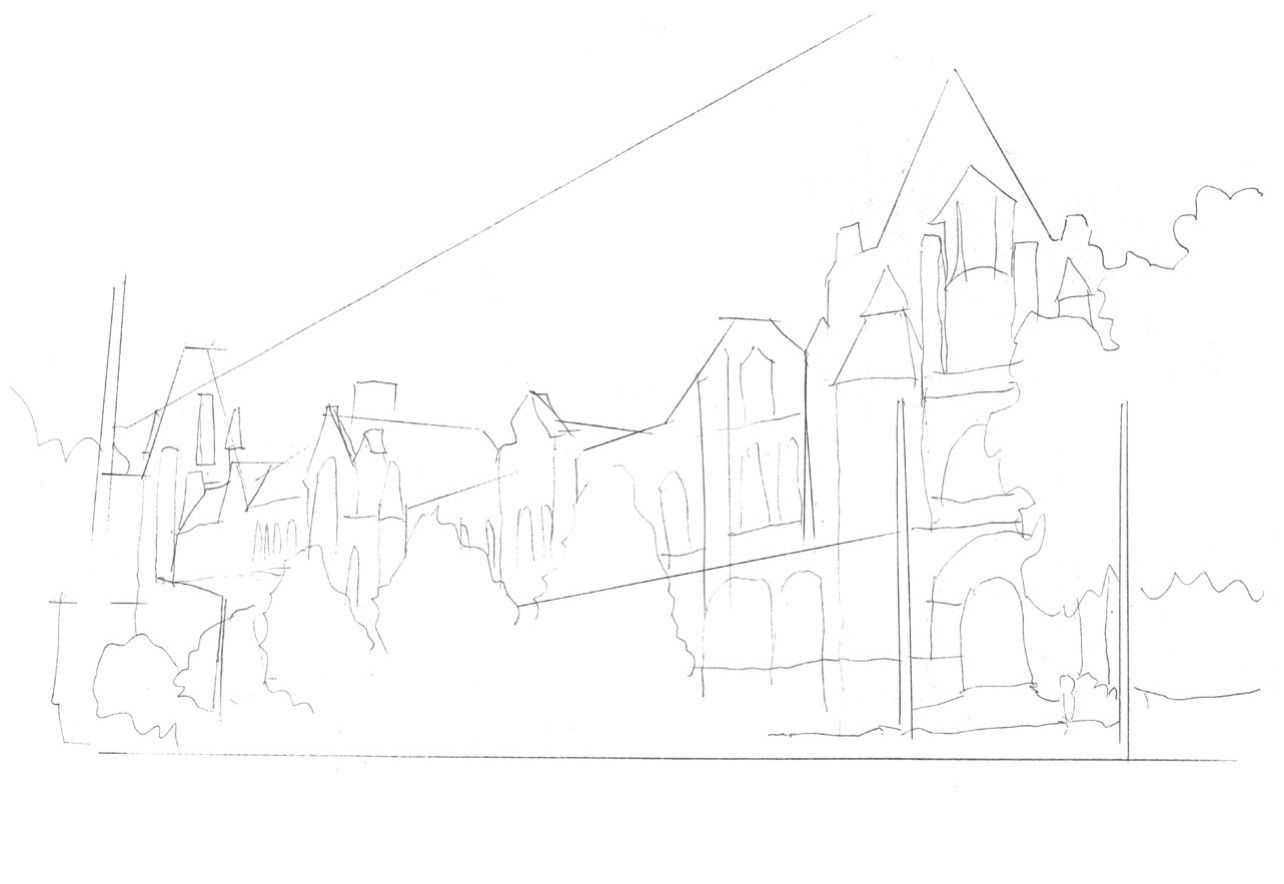 悉尼建筑简笔画,悉尼怎么画简笔画